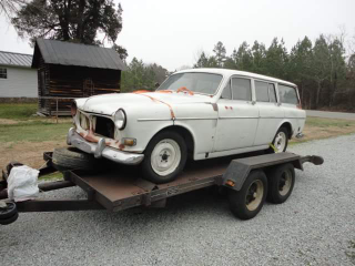 The Volvo as it arrived.